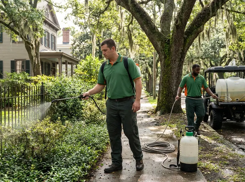 Mosquito Reduction and Yard Barrier Treatment in Savannah, GA