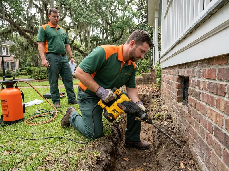 Subterranean Termite Treatment in Savannah, GA